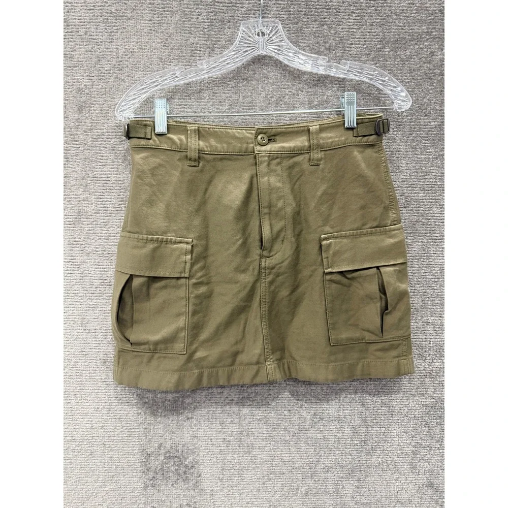 TNA Cargo Mini Skirt Women 6 Olive Green Surplus‎ Division Aritzia Utility Skirt